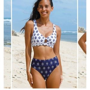 NWT.  Popvil. 2 Piece swim suit.
